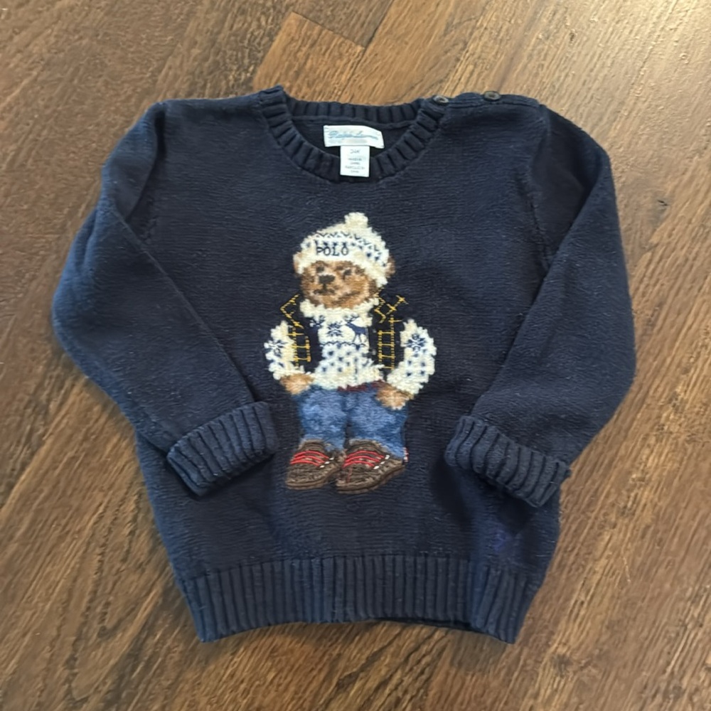 Ralph Lauren 24 month polo bear sweater